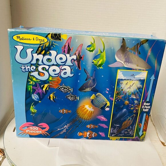 Melissa & Doug Under the Sea giant Floor‎ Puzzle #443 - 100 pieces Complete - Picture 4 of 4